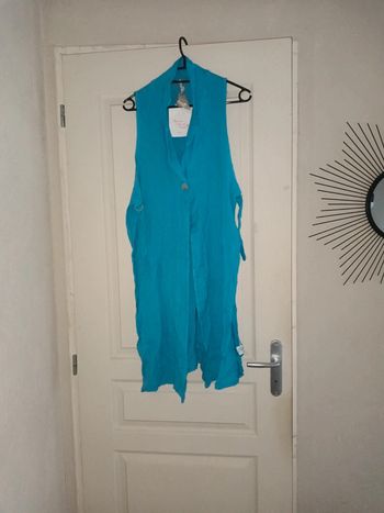 Gilet turquoise