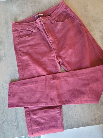 Pantalon bordeaux