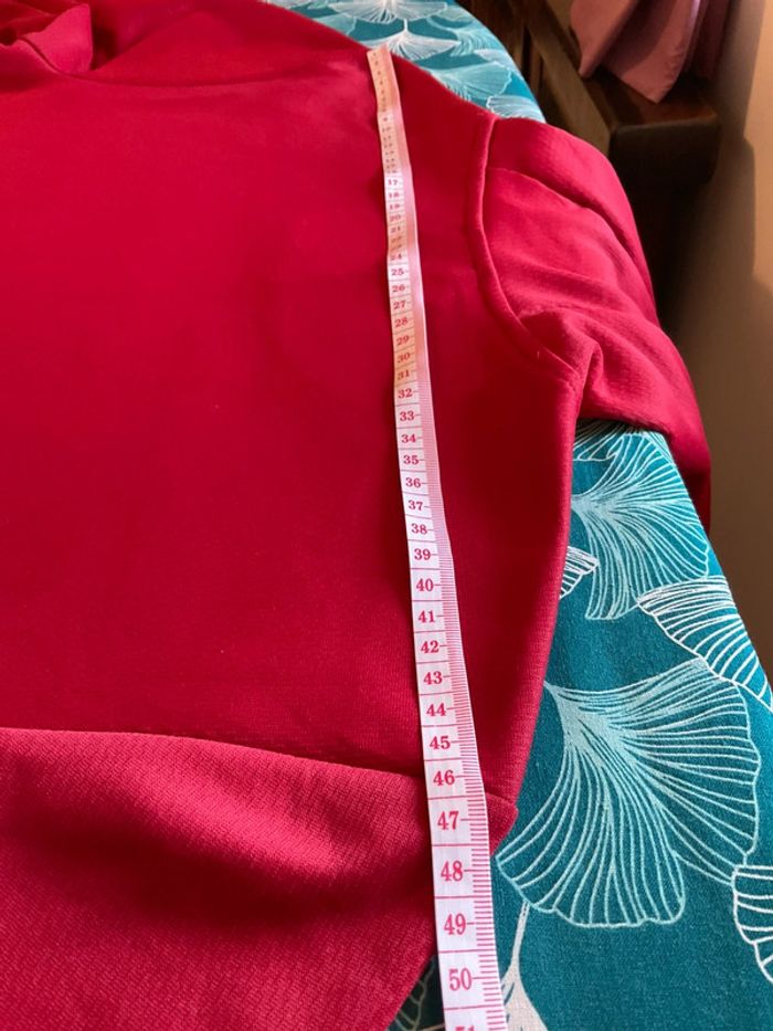 Sweat à capuche pour homme Adidas rouge foncé taille M 207 - photo numéro 5