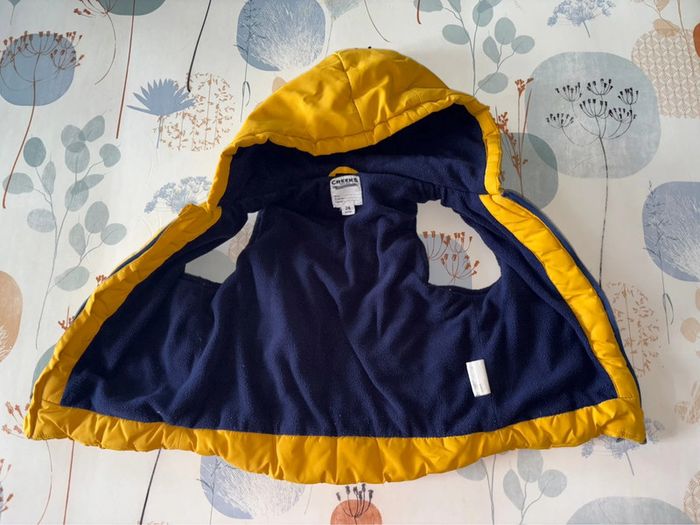 Veste sans manche, doudoune enfant jaune, creeks, garçon 24 mois, 2 ans - photo numéro 3