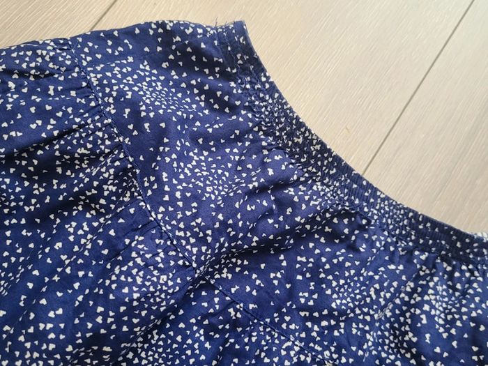 Jupe légère bleu réversible . Fille 10 ans. Marque Du pareil au même - photo numéro 2