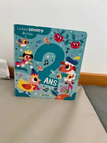 Le livre sonore de mes deux ans | Livre interactif pour tout-petits