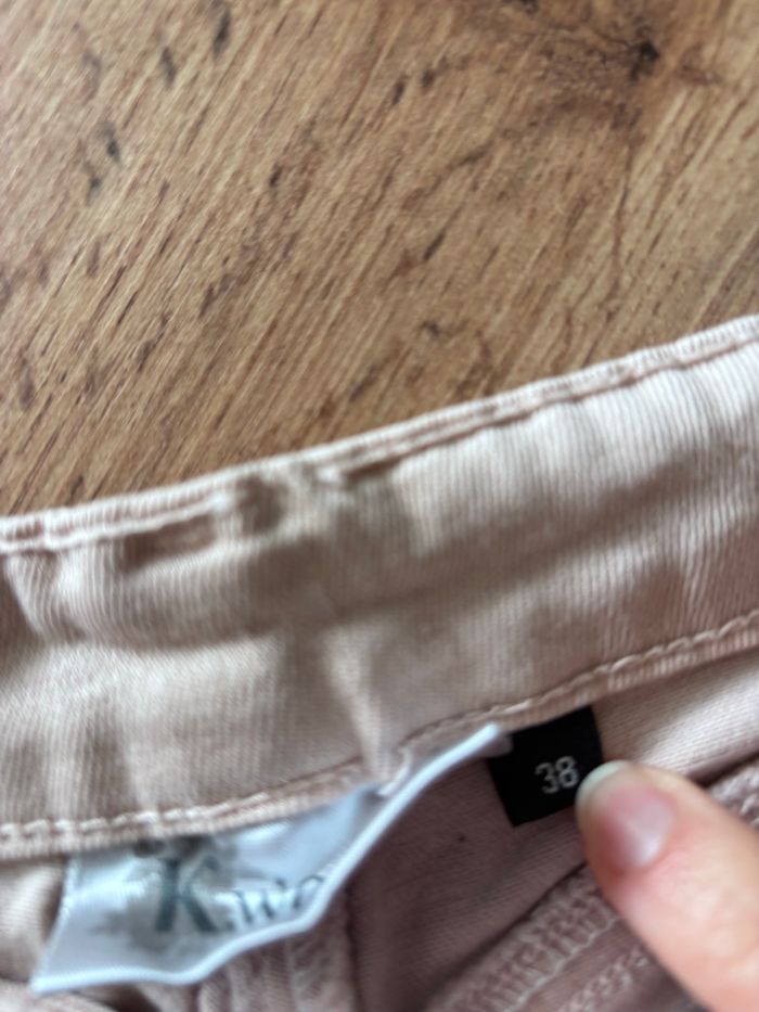 Jean slim, rose poudré taille 38 Kiabi - photo numéro 2