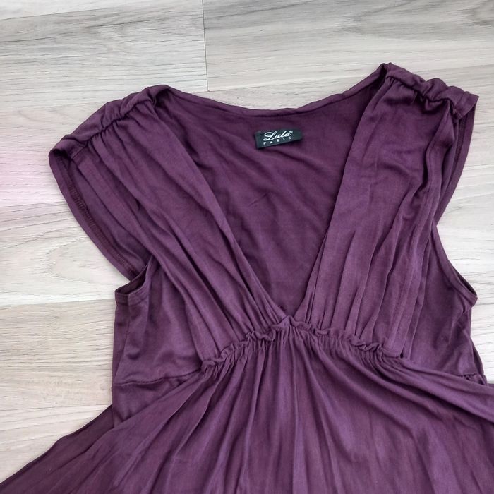 Robe violet avec doublure Lala Paris taille M - photo numéro 4