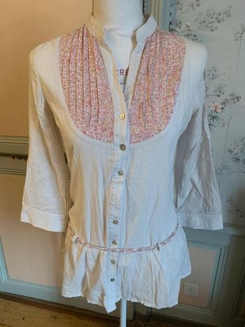 Blouse fleurie cache cache