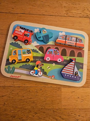 Puzzle moyens de transport