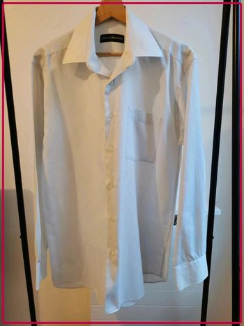 Chemise blanche homme