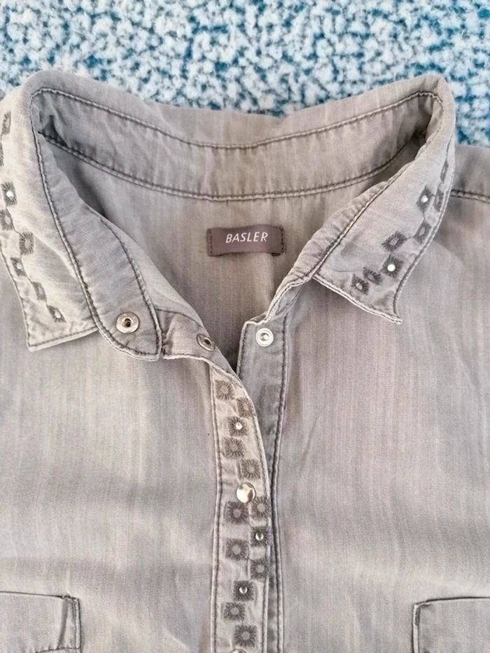 Chemise en jeans femme basler - photo numéro 3
