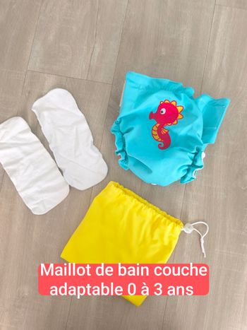 Maillot de bain bébé évolutif Eliott et Loup 