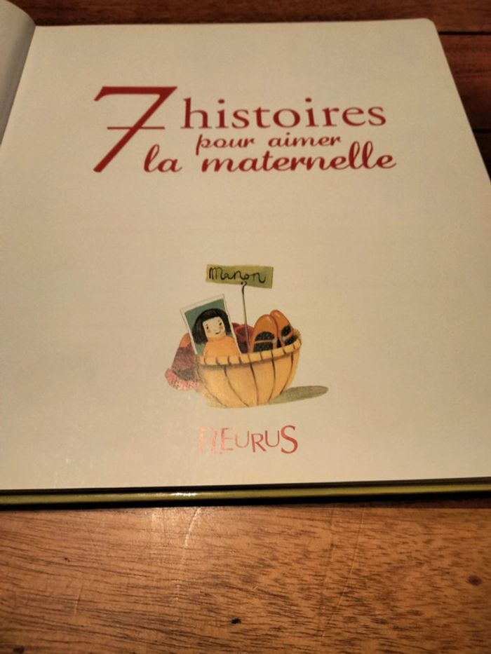 Livre intitulé 7 histoires pour aimer la maternelle Fleurus - photo numéro 2