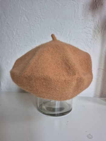 Béret femme camel
