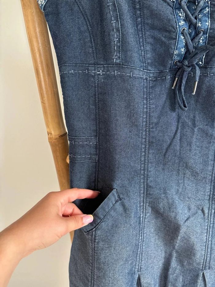 Robe en jean vintage taille 38 - photo numéro 7