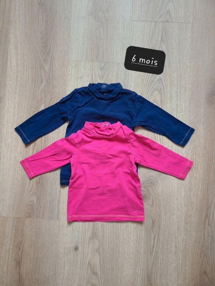 Lot 2 Sous-pull 6 mois