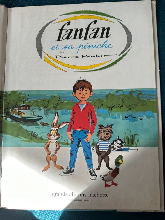 Fanfan et sa péniche livre bd album Hachette Pierre Probst auteur Caroline - photo numéro 3