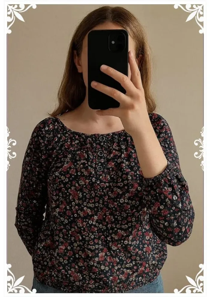 Chemisier à fleur mini mignon Paris taille 8 ans - photo numéro 2