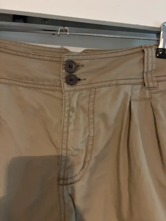 Short beige H&M L.O.G.G. en coton - Taille 44 - photo numéro 3