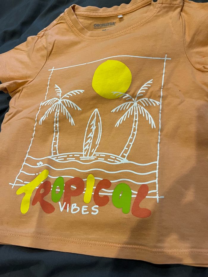 T-shirt orchestra corail 3 ans - photo numéro 2