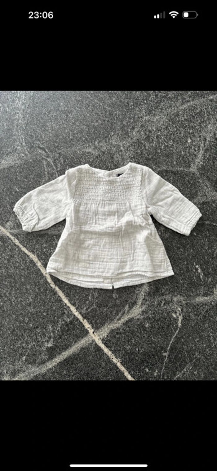 Lot de 5 tshirts manches longues filles Kiabi très bon état - photo numéro 6