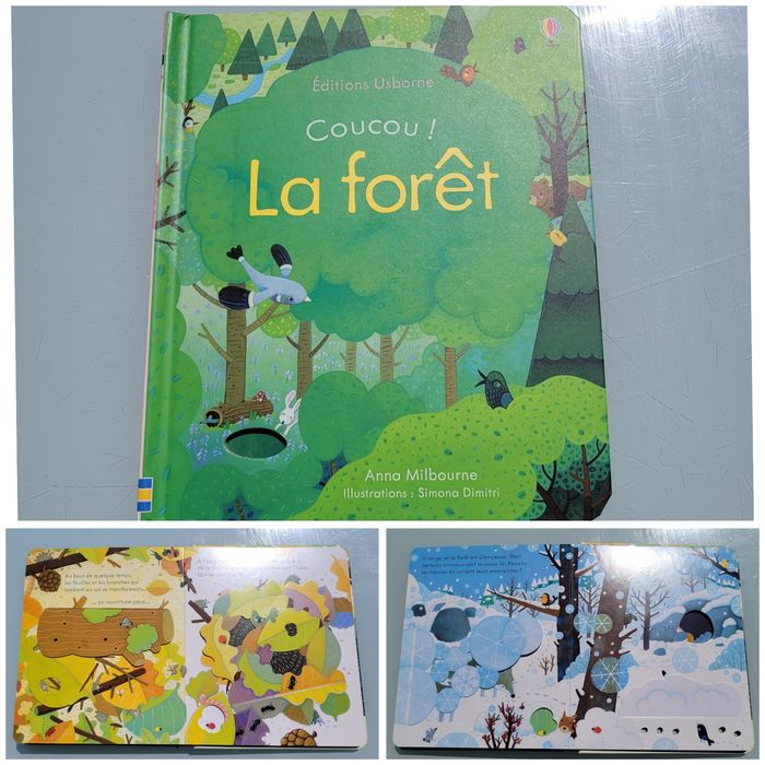 Usborne, livre collection coucou 🌲 Coucou! La Forêt 🍁 - photo numéro 1