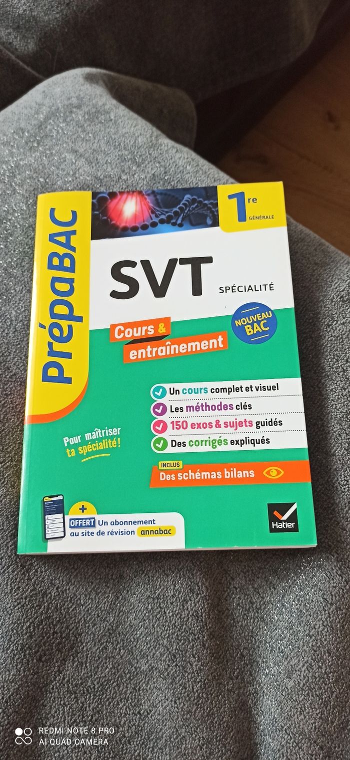 Livre SVT specialite 1 ere
