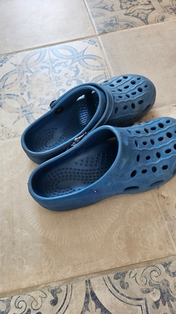 Sandales bleu crocs