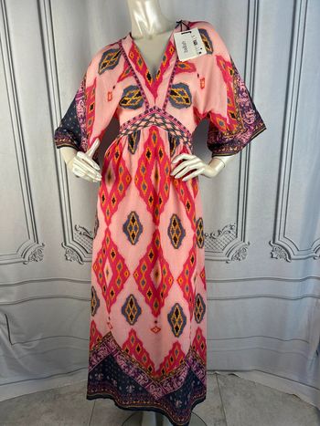 Robe longue rose Ba&sh T0 / XS neuve
