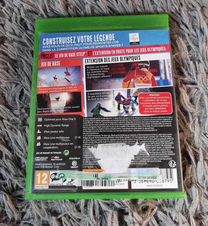 Boîte vide de jeu Steep - photo numéro 3