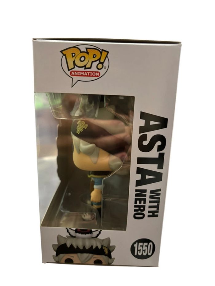 Figurine Funko Pop Black Clover Asta With Nero numéro 1550 neuf - photo numéro 4