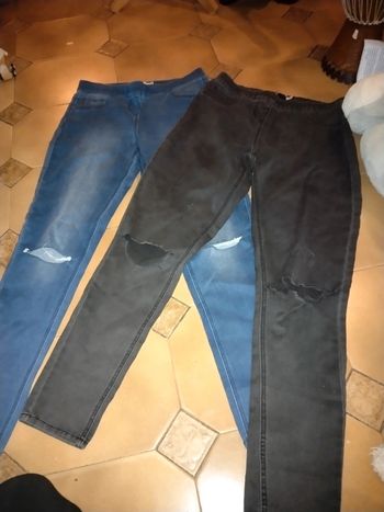 Lot jegging troué Gémo