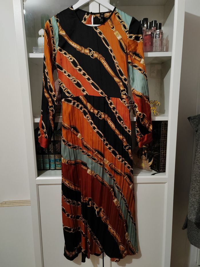 robe longue plissée zara