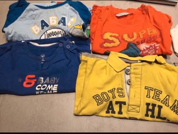 Lot 3 t-shirts manches longues