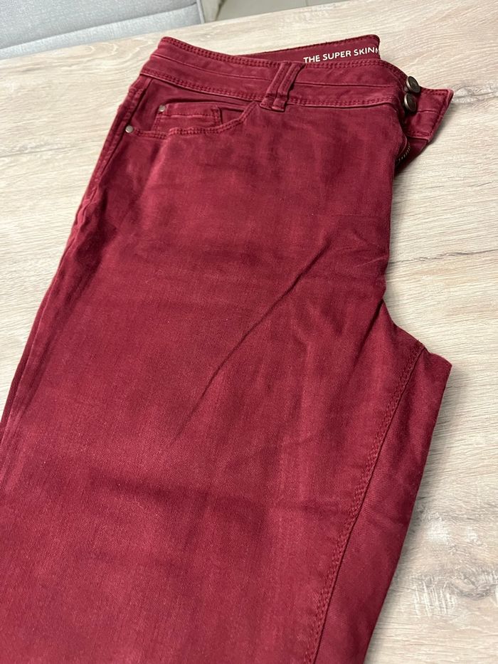 Jean skinny Bordeaux taille 46 - photo numéro 3