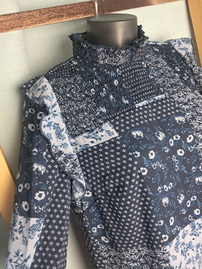 Linea tesini blouse T.40 en tbe - photo numéro 2
