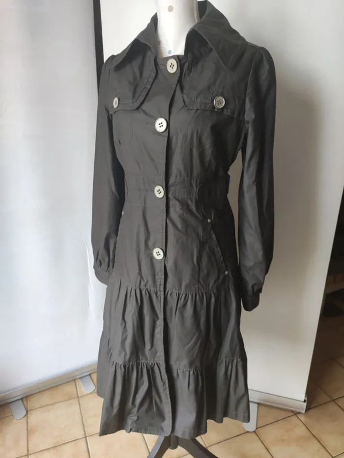 Magnifique trench kaki