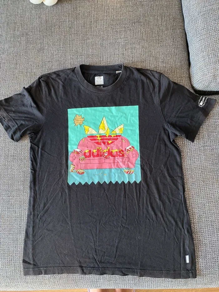 T-shirt Adidas x Beavis & Butt-Head édition limitée – Vintage rare – Taille S - photo numéro 3