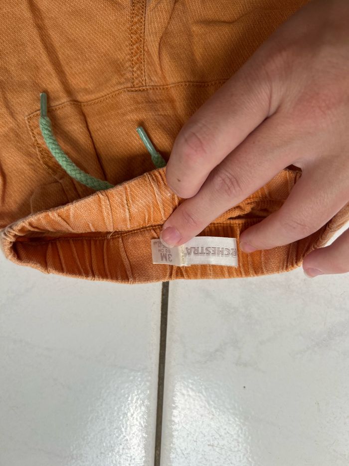 Short orange - photo numéro 2