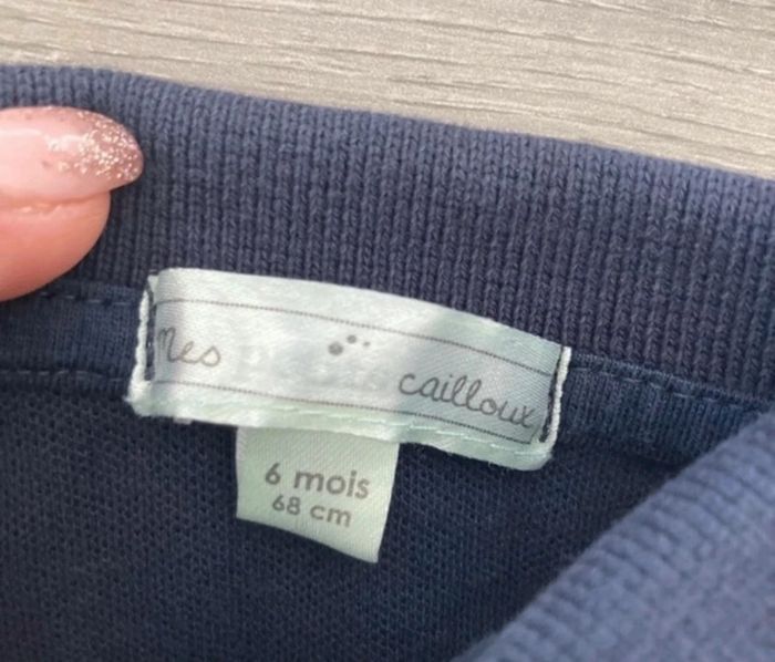Polo 6 mois mes petits cailloux - photo numéro 3
