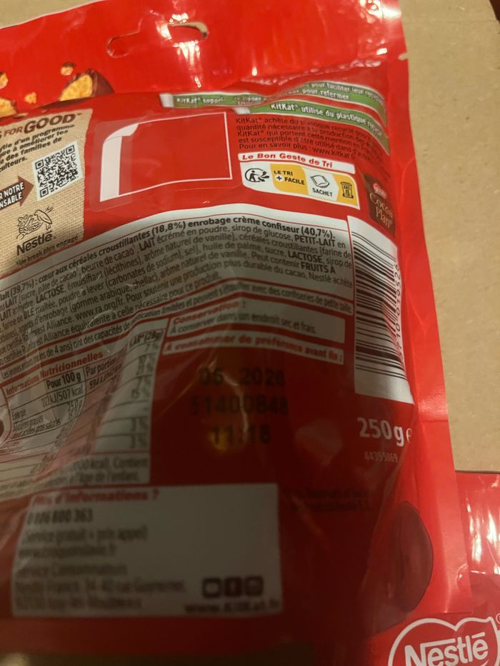 Kit kat chocolat bonbons - photo numéro 2