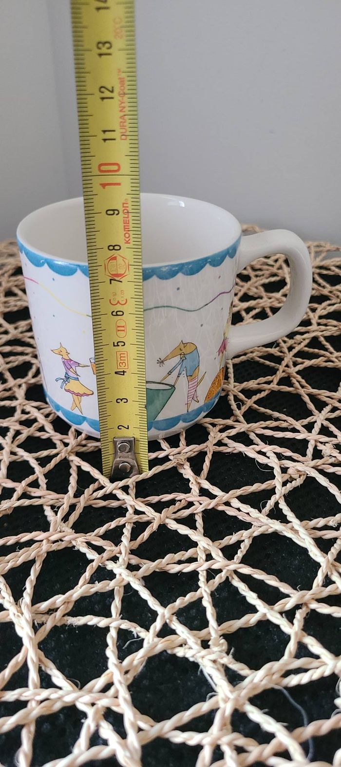 Tasse vintage « Nice Mice » - Fabriquée en Angleterre - Illustration animalière fantaisiste - Tasse - photo numéro 4