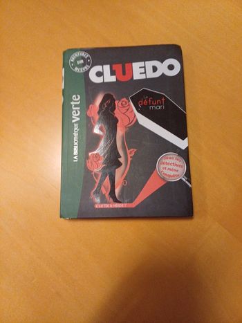 Livre bibliothèque verte - Cluedo - Le défunt mari