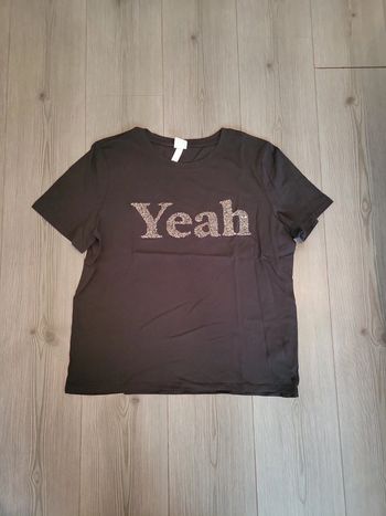 Tee shirt gris foncé  H&M taille L