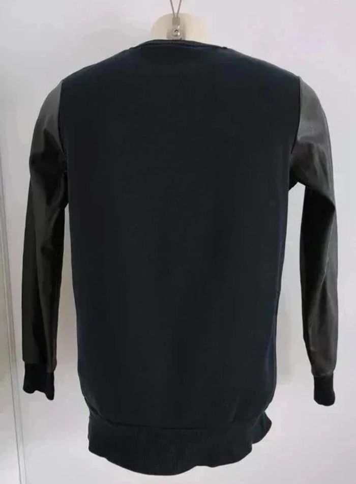 Sweat noir et blanc - Distinct by ROHFF - taille S - photo numéro 2