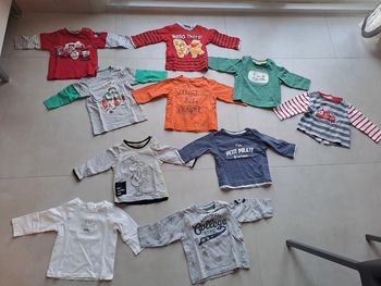Lot de 10 t shirts ML - TBE