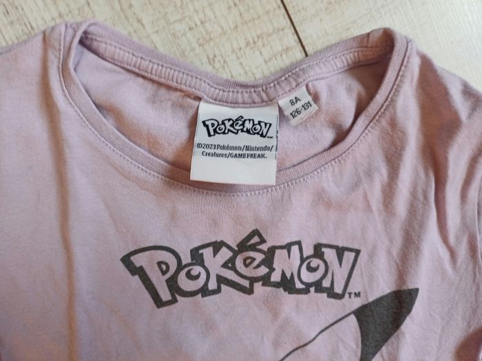 Lot 2 Shorts  rose et 2  t shirts  mauve fille en 8 ans - photo numéro 9