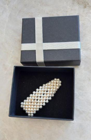 Barrette bijou perle