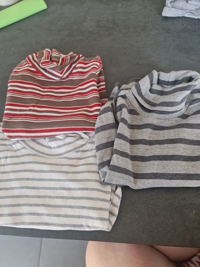 Lot 3 col roulé 3 ans