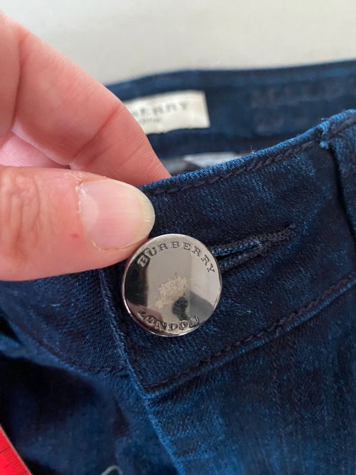 Jeans Burberry modèle Milbourne bleu marine foncé taille S / US 29 - photo numéro 15