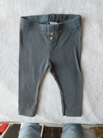 Legging bébé kaki