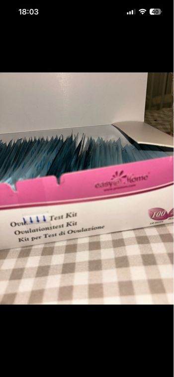 Teste ovulation easy home 