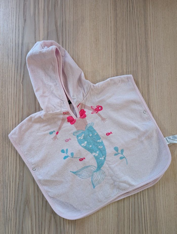 Poncho de bain sirène